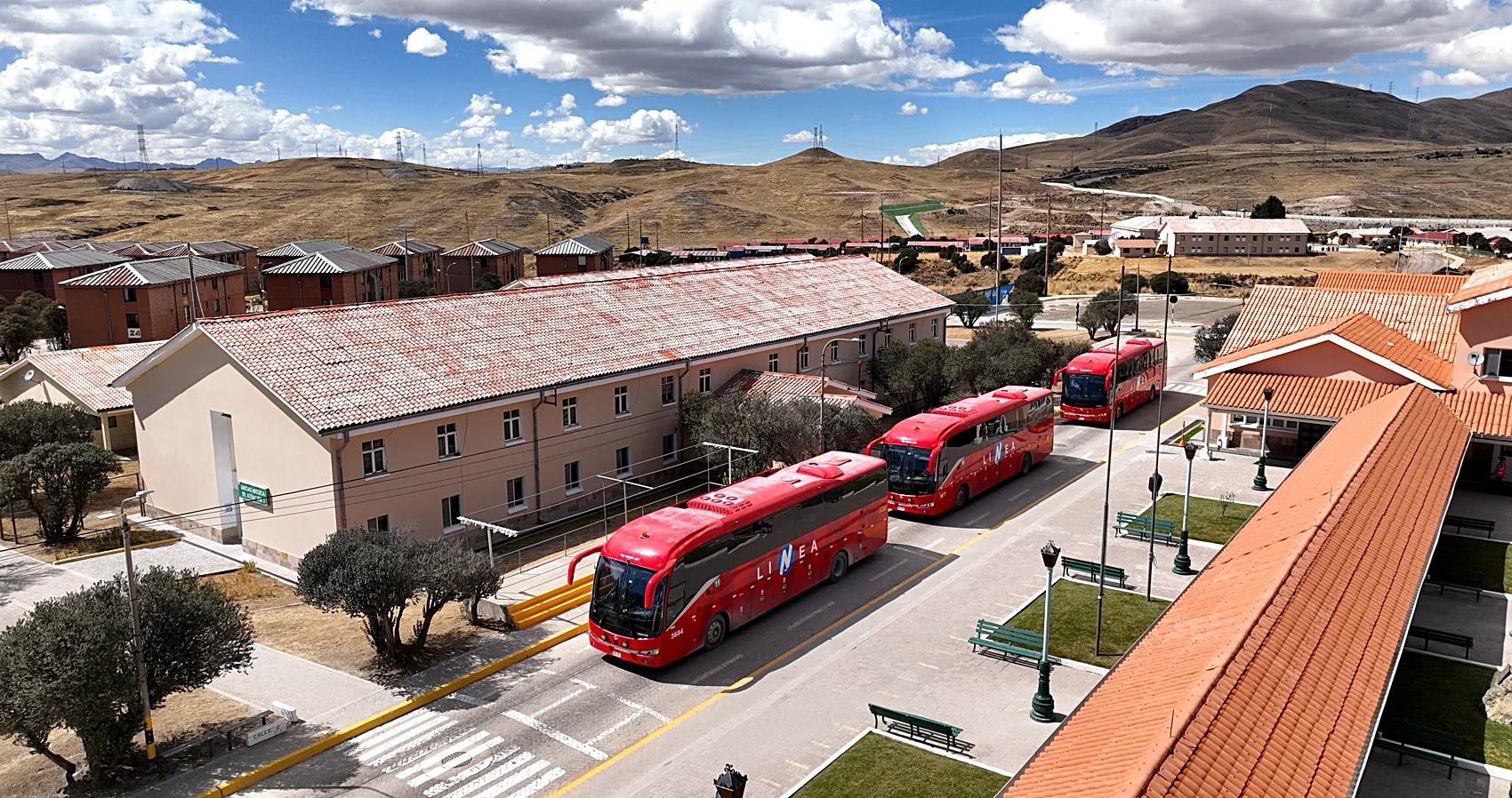 Flota King Long en la minera Antapaccay, Cusco